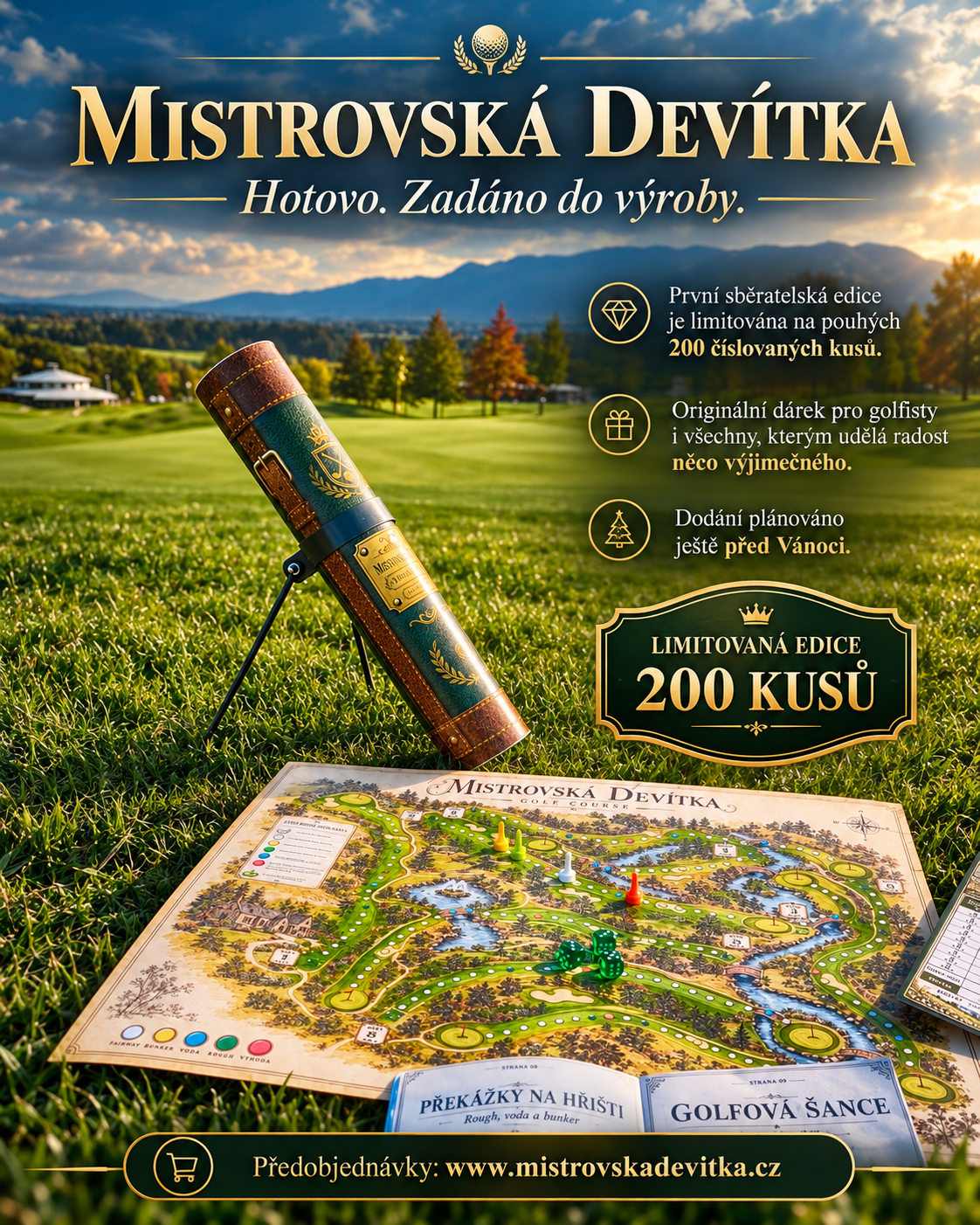 Mistrovská devítka – golfová desková hra